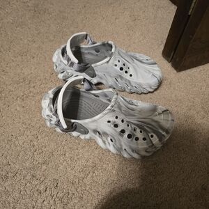 CROCS Marble Gray Shoes
